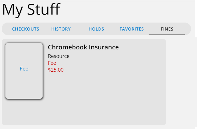 Fee in Destiny Discover My Stuff.